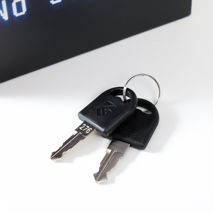 Сейф-книга дерево кожзам "Нет сигнала" 21х13х5 см