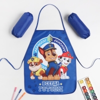 Фартук с нарукавниками детский PAW PATROL &laquo;Всегда готовы&raquo;, 49х39 см