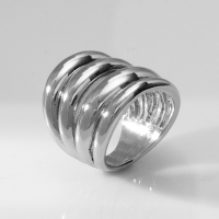 Кольцо металл «Тренд» 4 волны, цвет серебро, размер 18 Кольцо металл «Тренд» 4 волны, цвет серебро, размер 18