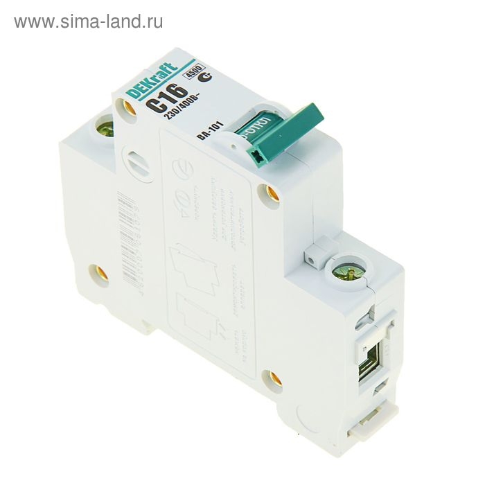 Выключатель автоматический. однополюсный, 16А