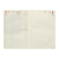 Ежедневник датированный 2024 A5 176 листов, deVENTE.I Love Cat, твёрдая обложка из искусственной кожи, тиснение фольгой, ляссе, кремовый блок 70 г/м2, мятный