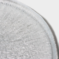 Блюдо стеклянное сервировочное с бортиком &laquo;Нуук&raquo;, d=32 см