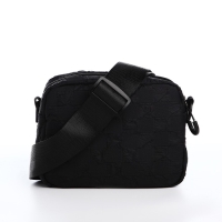 Сумка молодёжная на молнии, цвет чёрный