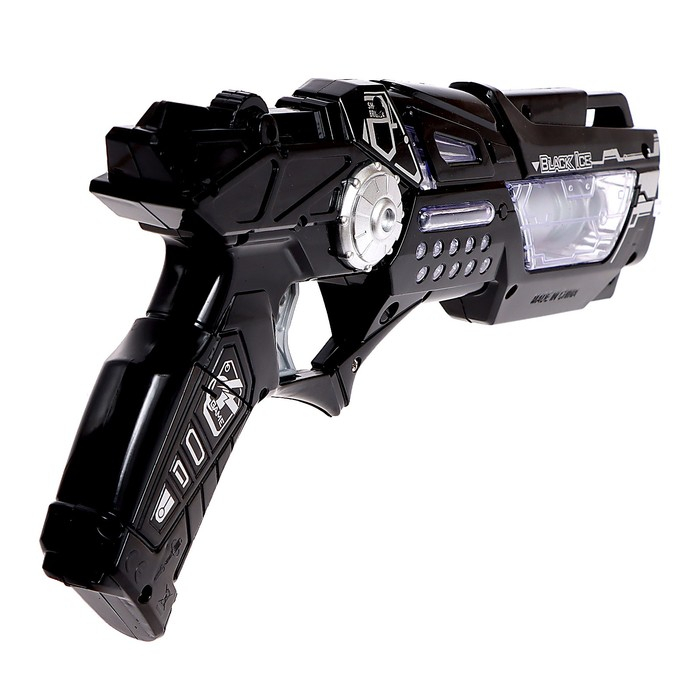 Пистолет &laquo;Черный лед&raquo;, световые и звуковые эффекты