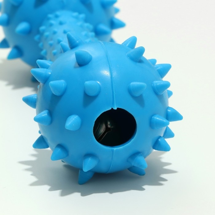 Игрушка жевательная Игрушка жевательная "Грозная гантель", 15 х 5 см, синяя