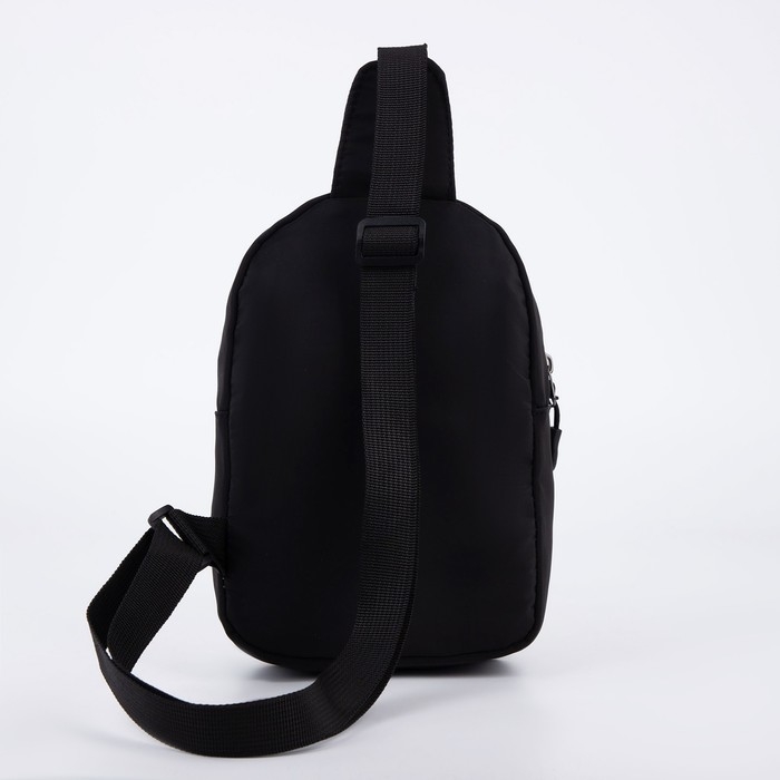 Сумка через плечо, NAZAMOK, цвет черный Сумка через плечо, NAZAMOK, цвет черный