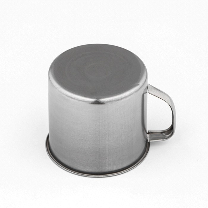 Кружка Доляна &laquo;Мэйли&raquo;, 550 мл, d=9.5 см, толщина 0.33 мм, нержавеющая сталь, хромированная