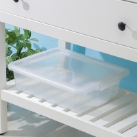 Контейнер для хранения с крышкой Porter, 8 л, 43&times;31,5&times;11 см, цвет прозрачный