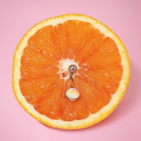 Пирсинг в пупок &laquo;Круг&raquo;, штанга L=1см , цвет радужный в серебре