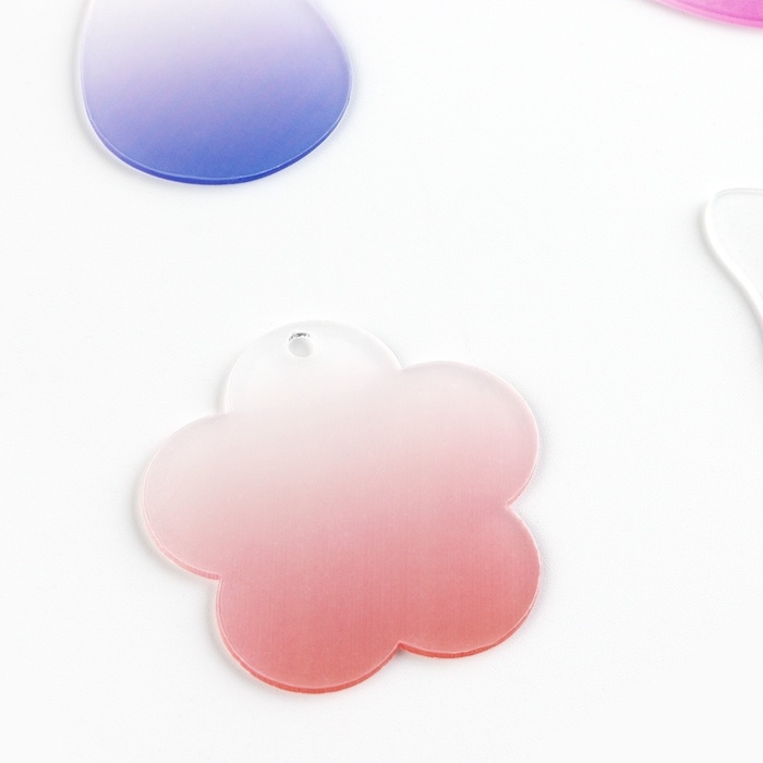 Большой набор для создания акриловых брелоков с наклейками Большой набор для создания акриловых брелоков с наклейками