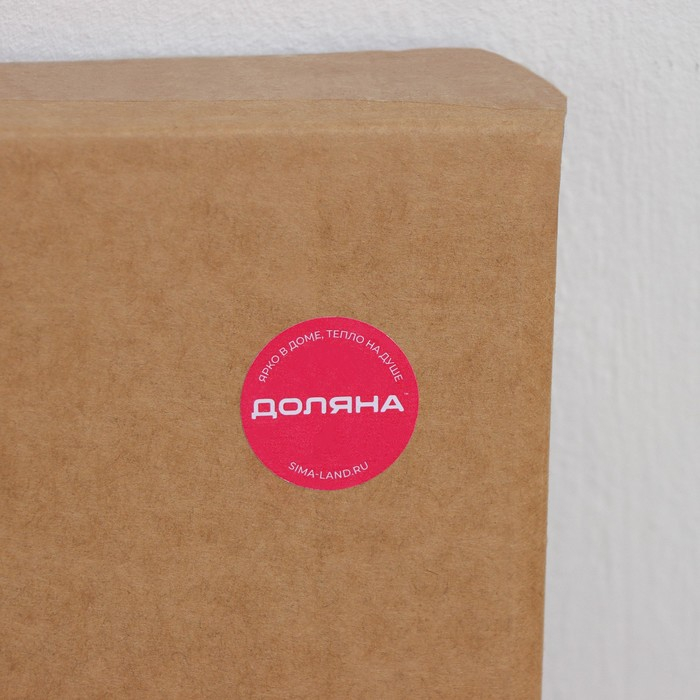 Корзина для белья Доляна &laquo;Кантри&raquo;, с крышкой, 46&times;26&times;55 см, цвет бежевый