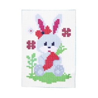 Вышивка крестиком для детей &laquo;Заяц&raquo;, набор для творчества, 14 х 10 см