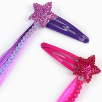 Прядь для волос на заколке, 2 штуки Прядь для волос на заколке, 2 штуки