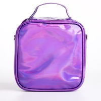 Сумка детская для девочки на молнии, цвет фиолетовый