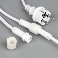 Гирлянда &laquo;Ретро белт-лайт&raquo; 10 м, IP54, УМС, белая нить, шаг 50 см, Е27 (без ламп), 220 В