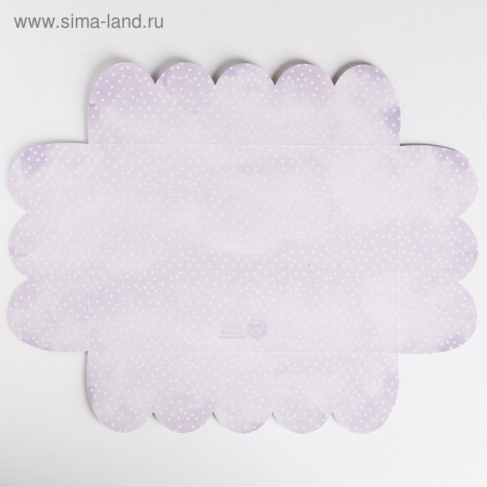 Коробка для печенья, кондитерская упаковка с PVC крышкой, Just for you, 20 х 30 х 8 см Коробка для печенья, кондитерская упаковка с PVC крышкой, Just for you, 20 х 30 х 8 см