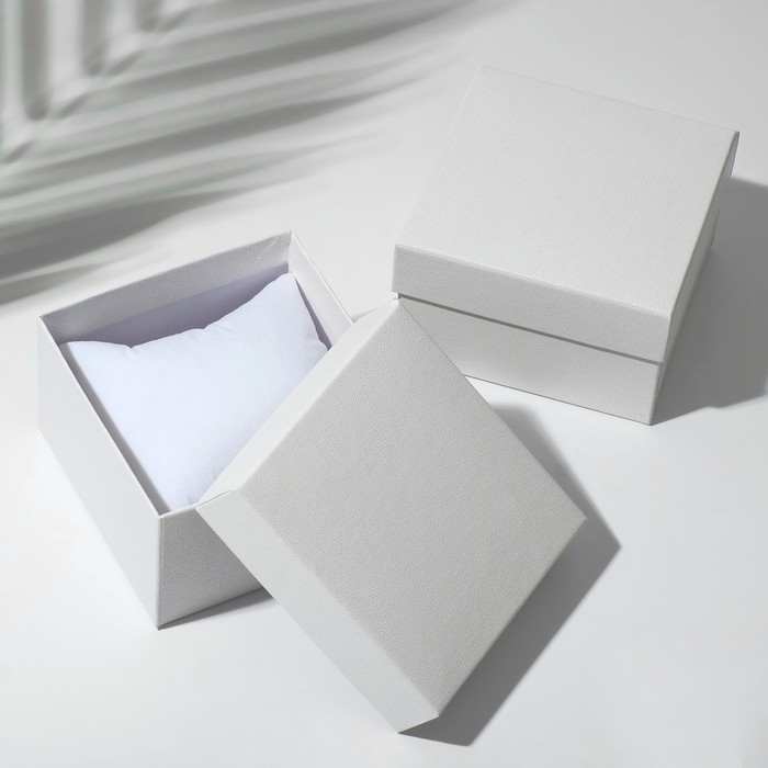 Коробочка подарочная под часы &laquo;Минимал&raquo;, 9&times;9 (размер полезной части 8,3&times;8,3см), цвет белый