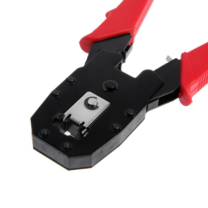 Кримпер ЛОМ, 200 мм, для обжима компьютерных RJ-45 и телефонных RJ-11/12 клемм Кримпер ЛОМ, 200 мм, для обжима компьютерных RJ-45 и телефонных RJ-11/12 клемм