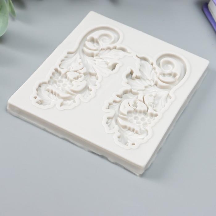 Молд силикон Молд силикон "Виноградная ветвь" 2 предмета 7,8х7х0,6 см