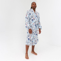 Халат мужской удлиннный Этель "Капитан" размер 54-56, вафля 200г/м2, 100% хлопок Халат мужской удлиннный Этель "Капитан" размер 54-56, вафля 200г/м2, 100% хлопок