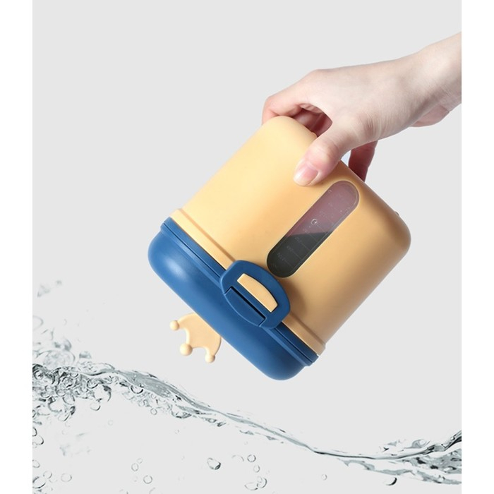 Контейнер для хранения детского питания &laquo;Корона&raquo;, 360 гр., цвет желтый