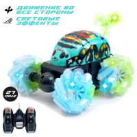 Перевёртыш радиоуправляемый &laquo;Скорость&raquo;, работает от батареек, 27 MHz, световые эффекты, МИКС