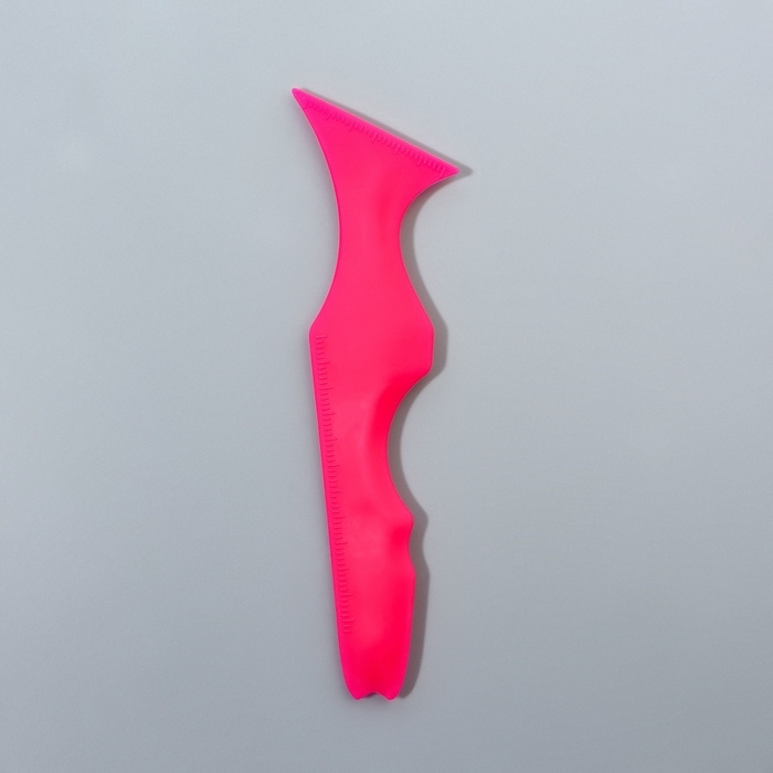 Трафарет для нанесения макияжа, 15 × 4,5 × 0,7 см, цвет розовый Трафарет для нанесения макияжа, 15 × 4,5 × 0,7 см, цвет розовый