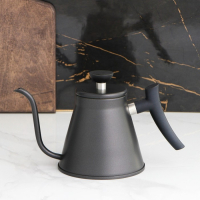 Кофейник из нержавеющей стали с длинным носиком &laquo;Пуровер&raquo;, 1,2 л, 304 сталь, цвет чёрный