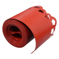 Лента бордюрная, 0.2 &times; 9 м, толщина 1.2 мм, пластиковая, фигурная, коричневая, МИКС, Greengo