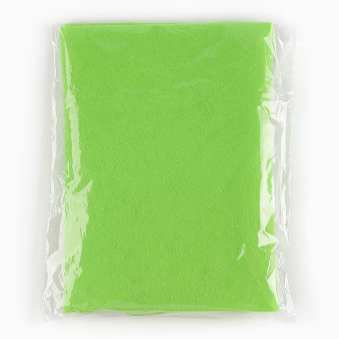 Лоскут для рукоделия, 50 &times; 50 см, фетр, цвет светло-зелёный