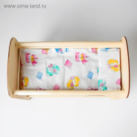 Кроватка классическая №3 «2-х ярусная», с постельным бельём Кроватка классическая №3 «2-х ярусная», с постельным бельём