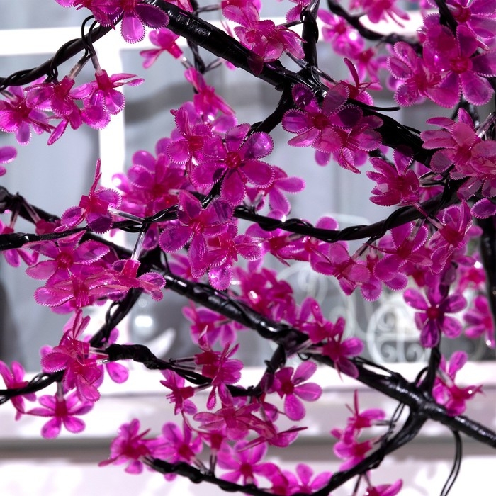 Светодиодное дерево &laquo;Баугиния&raquo; 2 м, 864 LED, постоянное свечение, 220 В, свечение фиолетовое