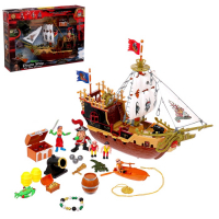 Набор пиратов «Грозный парус», с кораблем и пиратами Набор пиратов «Грозный парус», с кораблем и пиратами