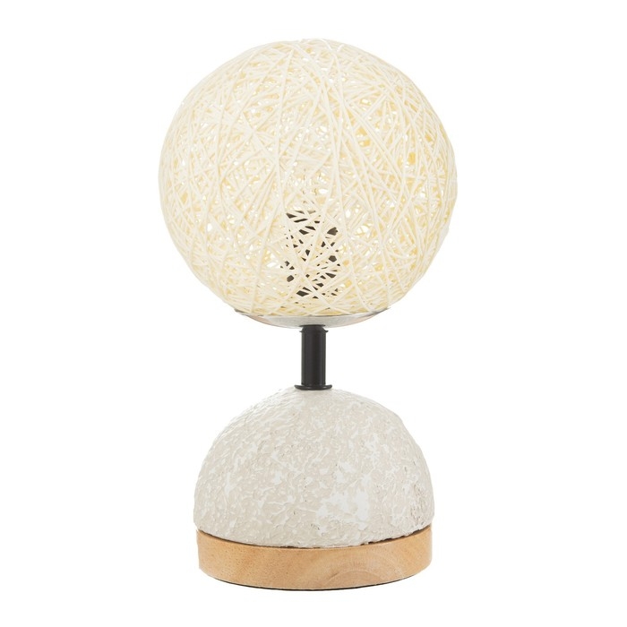 Настольная лампа "Неонила" Е14 40Вт серый 12х12х30см RISALUX