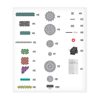 Электронный конструктор «Танк», 145 деталей Электронный конструктор «Танк», 145 деталей