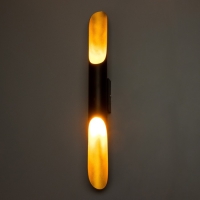 Бра "Бамбу" Е27 40Вт черный золото 6х6х60см Бра "Бамбу" Е27 40Вт черный золото 6х6х60см