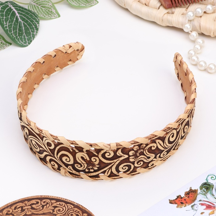 Ободок «Орнамент», береста Ободок «Орнамент», береста