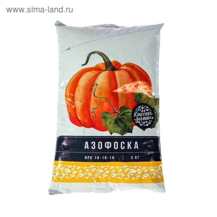 Удобрение минеральное Азофоска Нов-Агро (нитроаммофоска), 3 кг Удобрение минеральное Азофоска Нов-Агро (нитроаммофоска), 3 кг