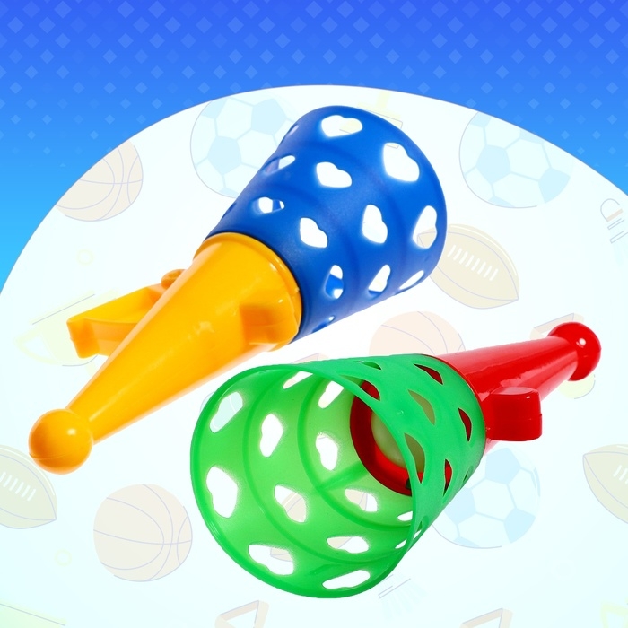 Игра &laquo;Кидай лови. Дуэль&raquo;, 2 конуса, 2 шарика