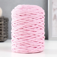 Шнур для вязания без сердечника 70% хлопок, 30% полиэстер ширина 3мм 100м/160&plusmn;10гр (130)