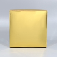 Коробка кондитерская для муссовых пирожных &laquo;Золотистая&raquo;, 17.8 х 17.8 х 6.5 см