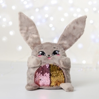 Мягкая игрушка &laquo;Зайка Софи&raquo;, с пайетками, 16х8х17 см