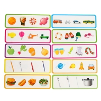 Развивающий набор &laquo;Логические ряды, найди лишнее&raquo;, с прозрачными карточками, уровень 2, по методике Монтессори