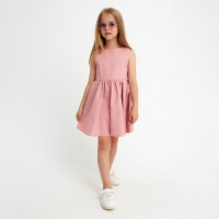 Платье детское с карманами KAFTAN, р. 32 (110-116), пудра Платье детское с карманами KAFTAN, р. 32 (110-116), пудра