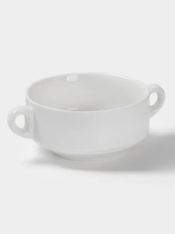 Бульонница Hanna Kn&ouml;vell, 350 мл, фарфор, белая