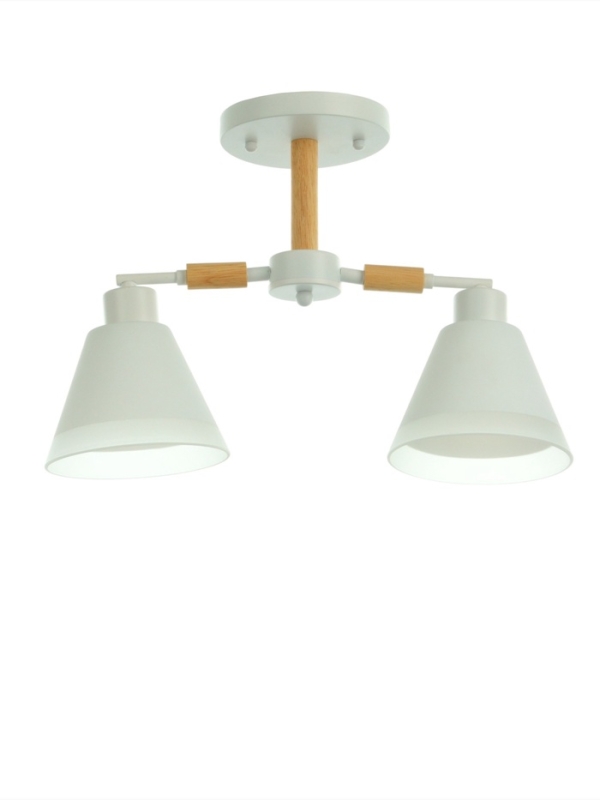 Люстра "Вудли" 2хЕ27 40Вт белый 45х16х29 см