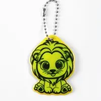 Светоотражающий элемент &laquo;Львёнок&raquo;, двусторонний, 4.5&times;6 см, МИКС