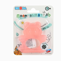 Прорезыватель охлаждающий с водой &laquo;Мишка&raquo;, цвет МИКС, КНОПА