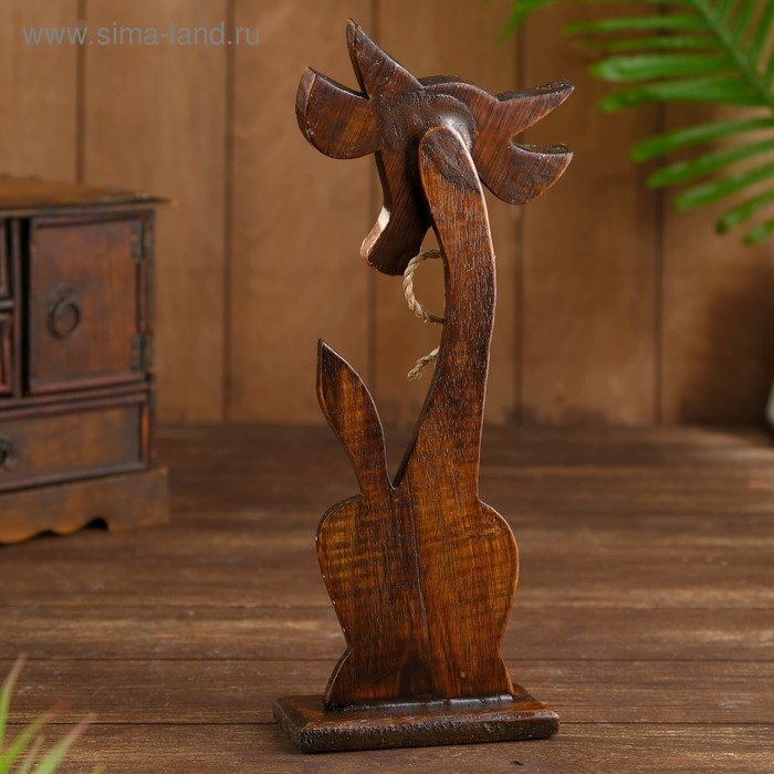 Сувенир на подставке &laquo;Коровка&raquo;, 10&times;5&times;31 см, дерево