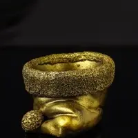 Подсвечник "Колпак" 9х7х5 см, золото